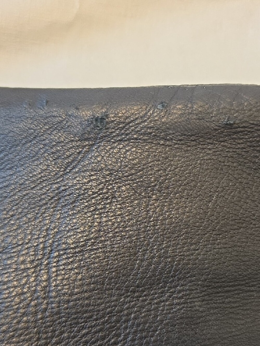 Rose Leather Works Sleeveless Black Leather Snap Button Vest With Lace Detailing - Picture 8 of 10